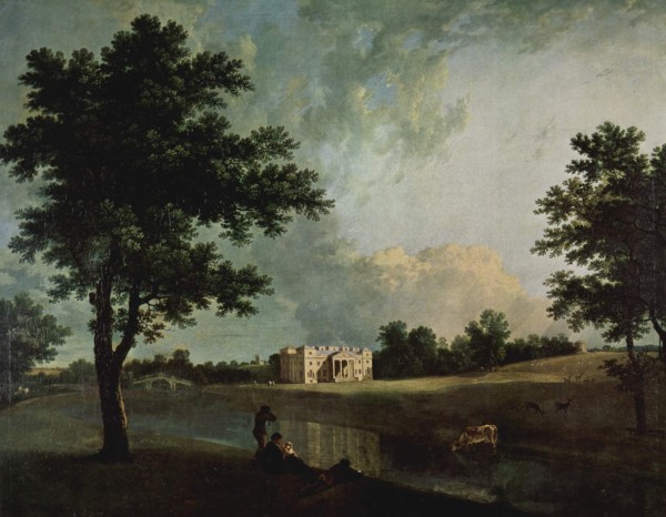 Castle by the river by Richard Wilson